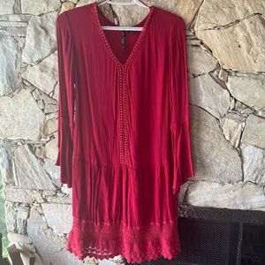 Soft and Comfortable Red Dress